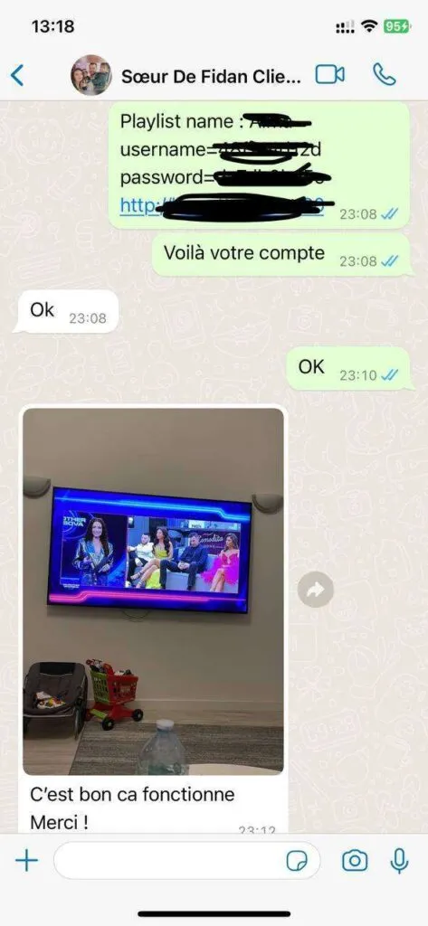 WhatsApp verified subscriber review for WeSellIPTV IPTV USA